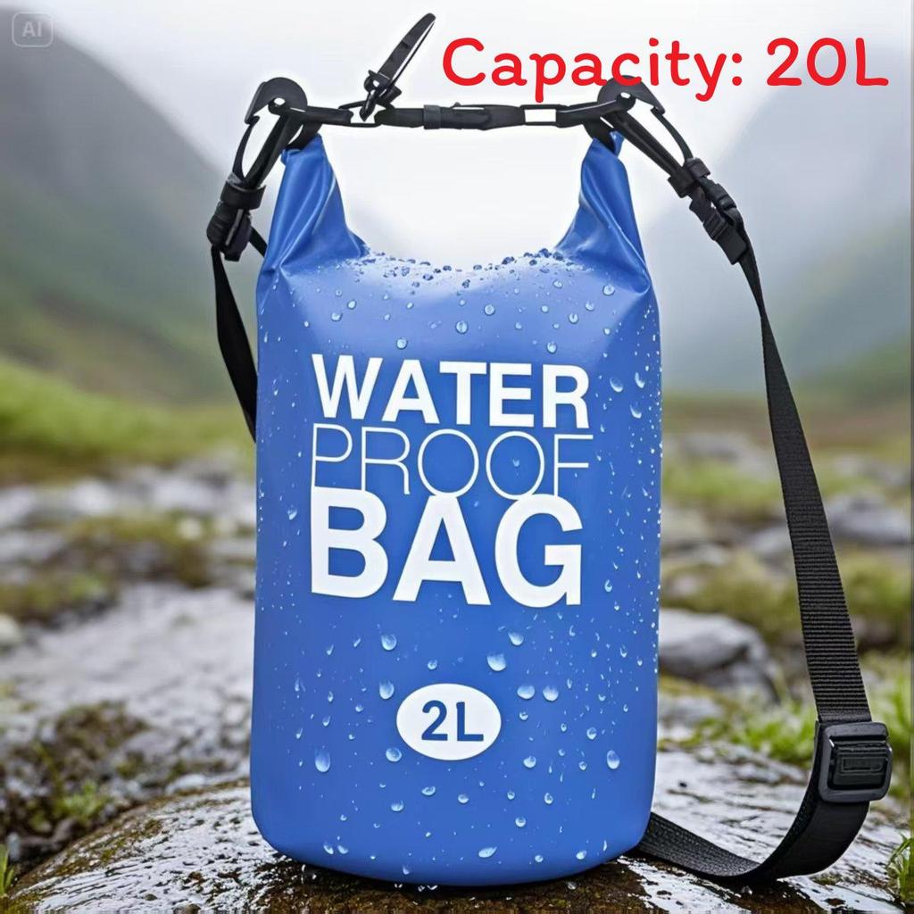Outdoor Waterproof Bag With Pvc Material For Camping Hiking Rafting And Travel