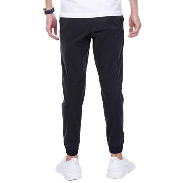Anta Spring/Summer 2022 Solid Loose Casual Running Pants Men Bottoms Black 952227512-2