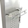 Rain Shower Panel Hydromassage Shelf Set Nickel-Plated Column
