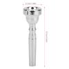 Trumpet Mouthpiece Silver Labor Saving Beginner Musical Instrument Accessories 7C(Silver )