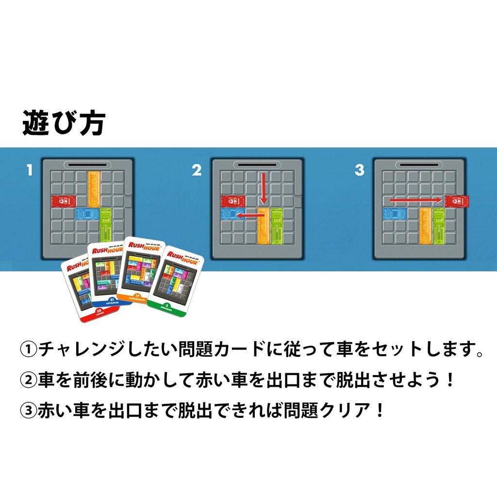 ThinkFun Game Hour Japanese Ages Escape MENSA Develops Tabletop Educational Gift "Rush Edition" 76644, 8+ [Traffic Game, Certified, Problem-Solving
