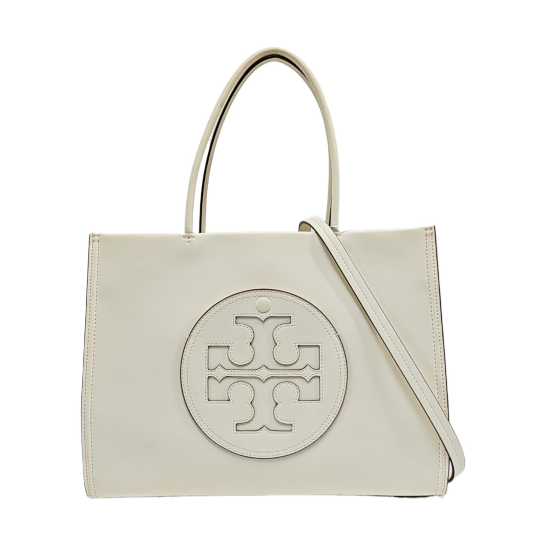 [Pre-Owned] Ella Double T Embossed Logo Adjustable Detachable Shoulder Strap Tote Bag - Very Good #1Y1LLKK ONE SIZE