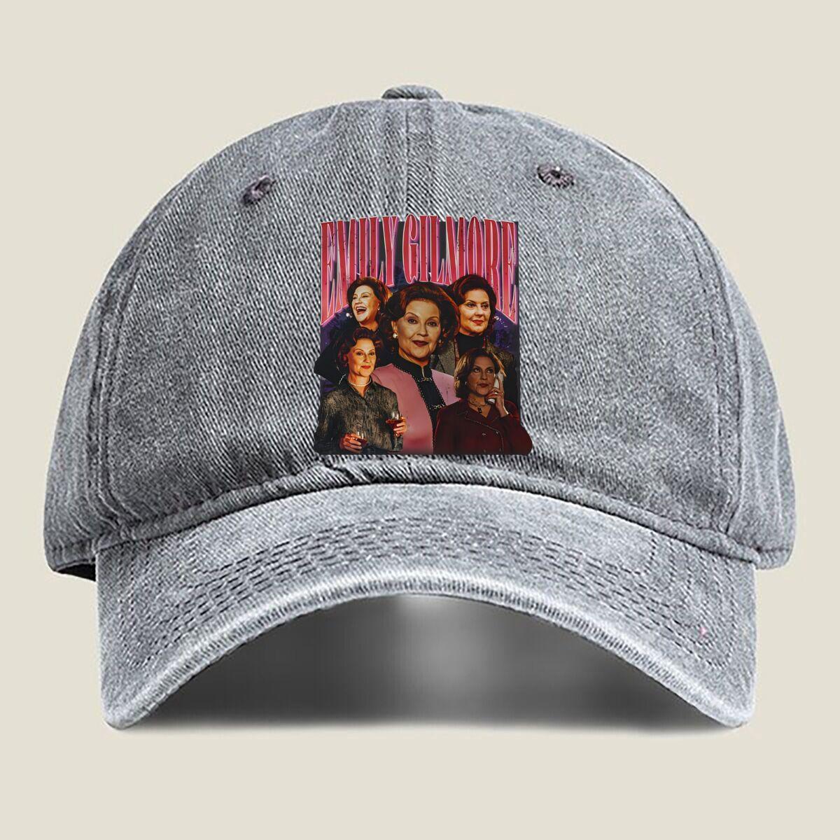 

Emily Gilmore Graphic Fashion Washed Baseball Cap Outdoor For Womens Unisex Female Beach Dad Hat Hip Hop One Size серый