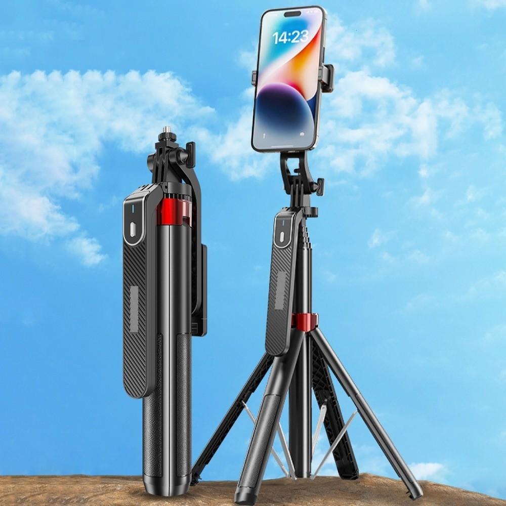 Portable Bluetooth Selfie Stick 1.8m Selfie Stick Stand Phone Stand Telescopic Selfie Stick  Travel