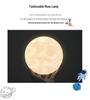 Modern Minimalist Large Creative Moon Ceiling Light for Children's Room & Bedroom