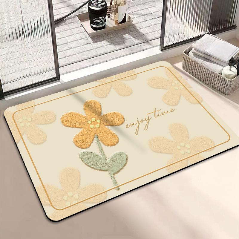Fresh Quick-Dry Non-Slip Diatomaceous Earth Bathroom Mat