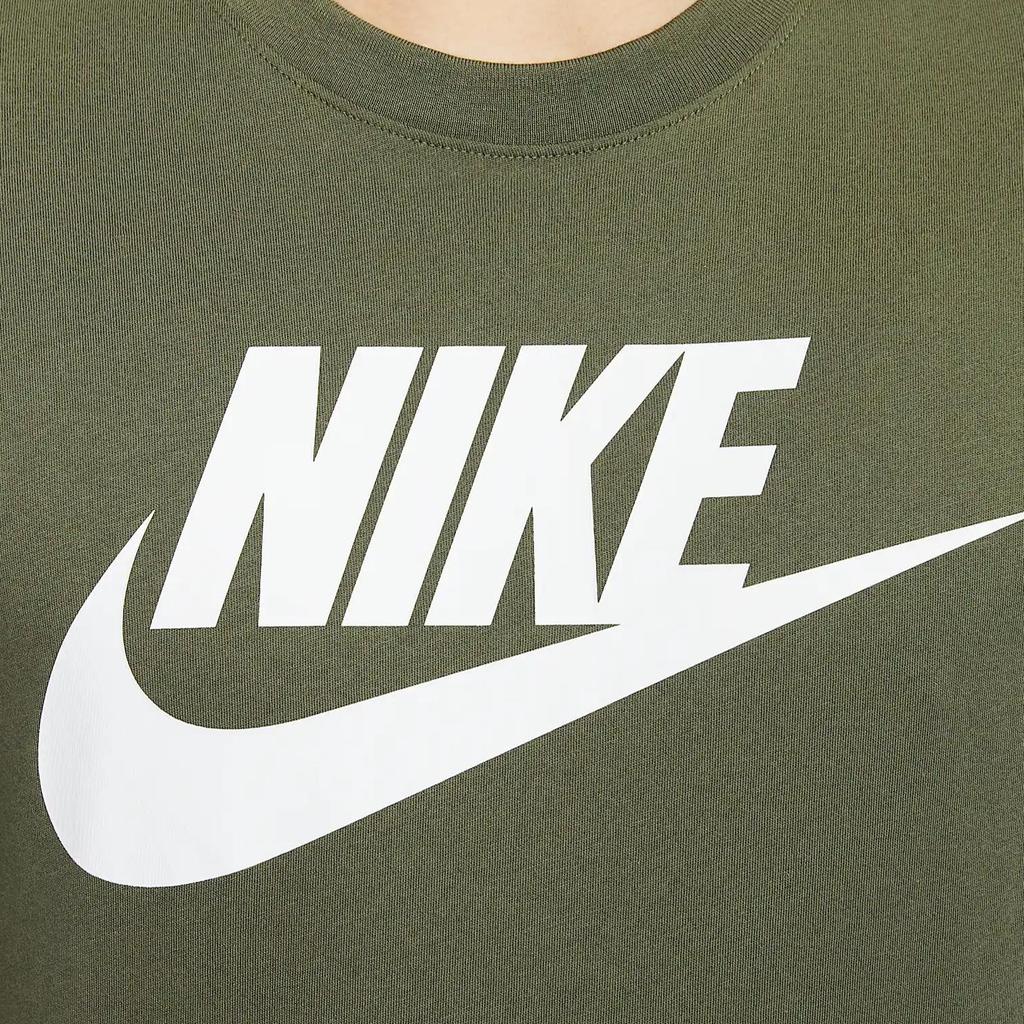 Nike Sportswear Comfortable Stylish Simple Moisture-Wicking Short Sleeve T-Shirt Men Tops Olive-Green AR5005-222