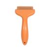 Floating Stainless Steel Dog Hair Removal Brush For Long Hair Breeds Puppy Cat Comb Pet Grooming Products Curved Design