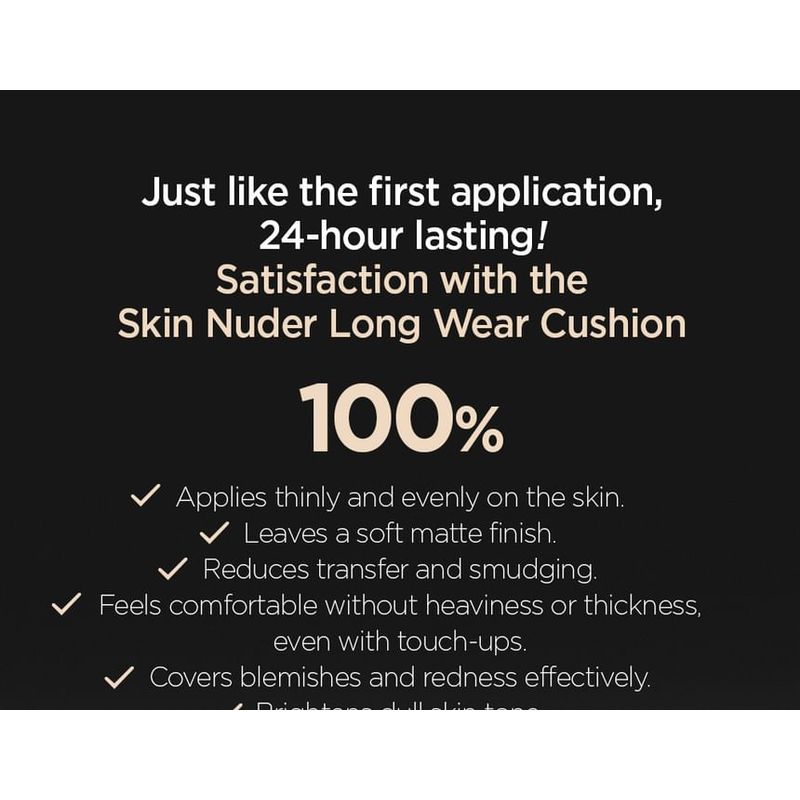 JUNG SAEM MOOL - Essential Skin Nuder Long Wear Cushion - 6 Colors