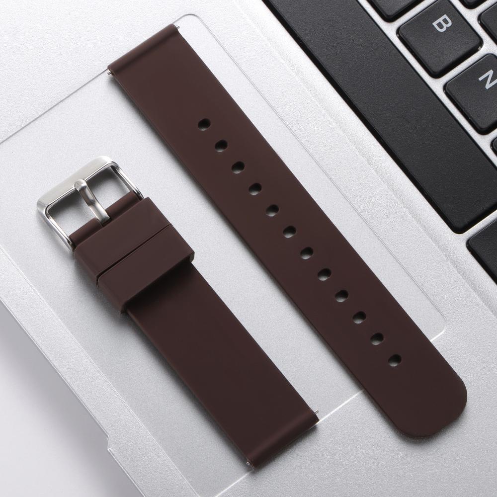 Quick Release Silicone Watch Strap 20mm 22mm Band Soft Waterproof Wristband for Huawei Gt3/GT5 Watchband for Smartwatch Watches