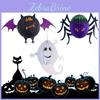 Halloween Paper Lantern Pendant Hanging Decoration 3d Spooky Spider Ghost Bat