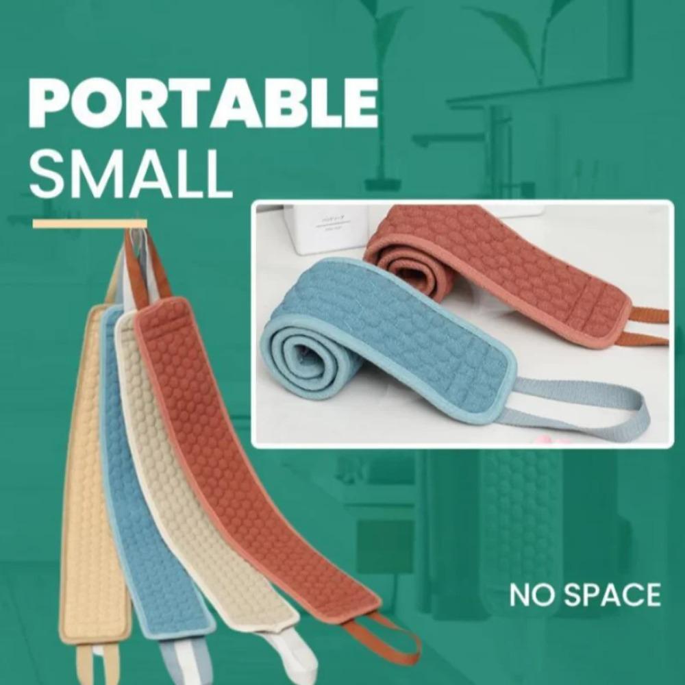 SE Back Scrubber Bath Belt Towel Ball Glove Deep Mud Clean Korean Body Washcloth Japanese Rear Scrub Pull Strap