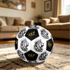 1PC Lion Majesty Golden Crown Soccer Ball Size 5 Football Machine Sewn Indoor/Outdoor Universal Football S29