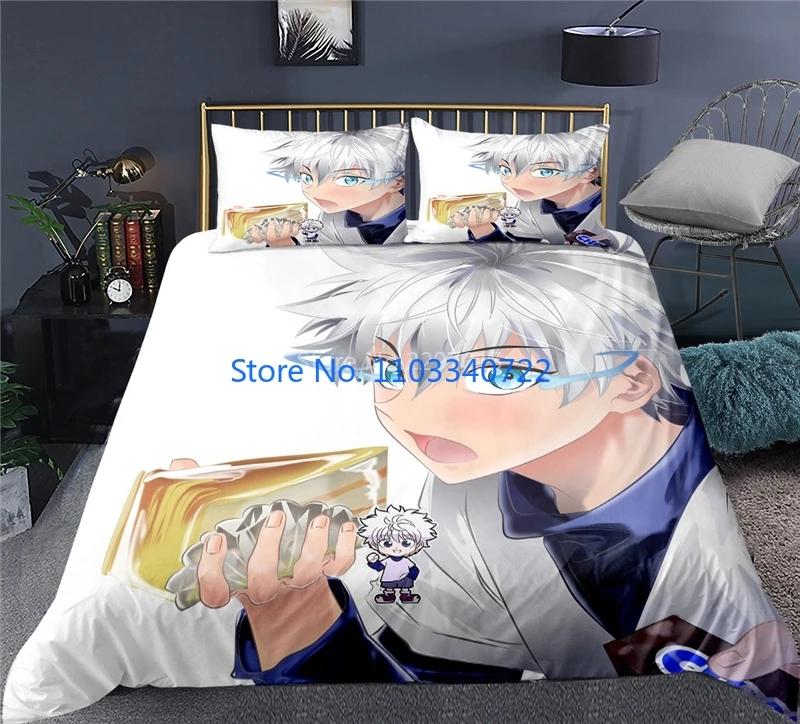 Anime HUNTER X Printed Bedding Set  Duvet Cover Set 3D Print Comforter Cover Bedclothes Bedding Sets Bedroom Decor