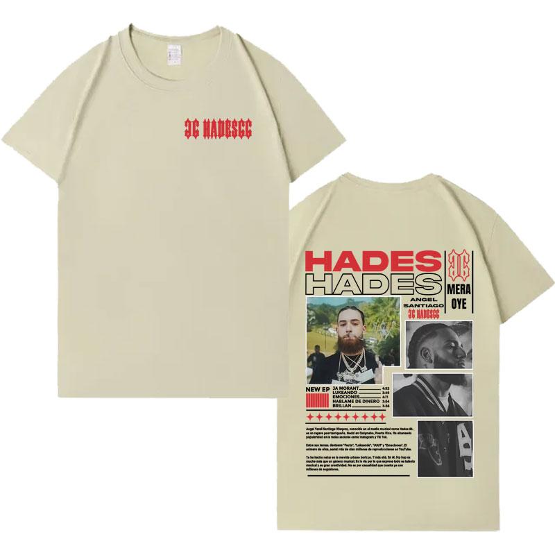 Rapper Hades 66 Make Money Not Friends 2025 Gothic Short Sleeve Tee Shrit Cotton Mens Tees High Quality Crewneck Tops Teenagers