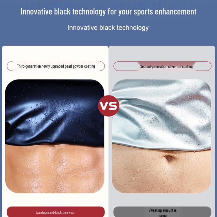 Men's Fitness Sweat Suit - Fat Burning Gym & Running Set