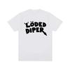 LODED DIPER DIARY OF A WIMP KID T Shirt Male Brand Tee Shirt Men Summer Cotton Short Sleeve Oversized T Shirts Harajuku Couples