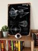 Tie Interceptor Tinplate Sign Airplane Poster Vintage Home Decor Items Custom Metal Signs for Wall Art Decoration Art of Murals