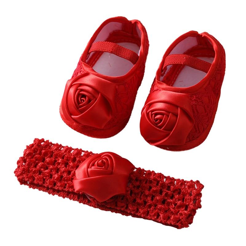 Dievčenské saténové topánočky Bowknot Princess Topánky pre batoľatá s mäkkou podrážkou Vychádzkové topánky Set s čelenkou