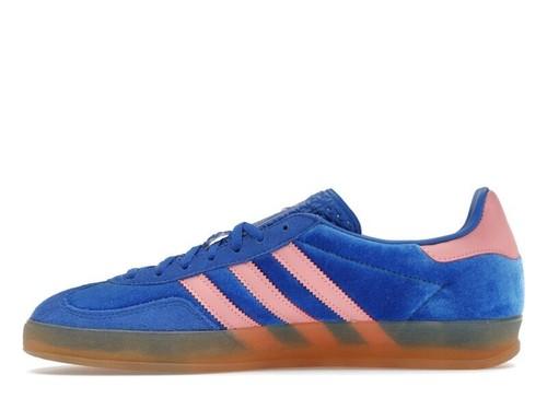 adidas Gazelle Indoor Blue Semi Pink Velvet W - IG6785