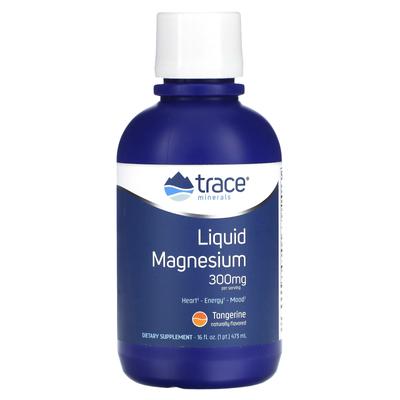 Liquid Magnesium, Tangerine Flavor, 300Mg, 473Ml(16Fl Oz)