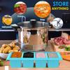 1Pc 2/4 Grids Silicone Freezer Tray Reusable Soup Ice Cube Trays with Lids Leak Proof Food Storage Boxes for Kitchen Accessories