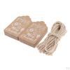50pcs Christmas Gift Tags Luggage Tree Hanging Decoration
