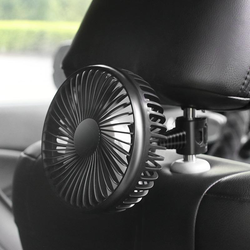 Fan for Car Decoration Fan for Truck Fan for General Purpose Double Head Fan for Car Cooling Wind Electric Fan