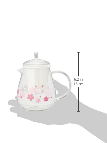 Ceramic Ai Fuuka Heat-Resistant Glass Warming Pot 9265