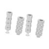 2 Pair Motorcycle Brake Foot Peg CNC Process Plating Precise Fit For M6 6mm Mounting Bolts Motorbike