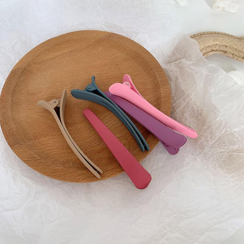 Daily Simple Pastel Hairpin Hair Accessory Clip 7. Rose Pink