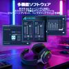 ATTACK SHARK G800 Wireless Gaming Headset, 7.1 Surround Sound, 3-Wire Connection (Bluetooth2.4GWired), Low Latency 20mS, AI Noise-Canceling
