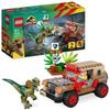 Stavebnice - LEGO® - Jurský svět™ - Dilophosauří léčka - 211 dílků - Od 6 let