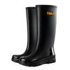 Simple high tube men's rain shoes Luya all-round wading shoes anti-beam of light extra high rubber shoes non-slip black rain boots