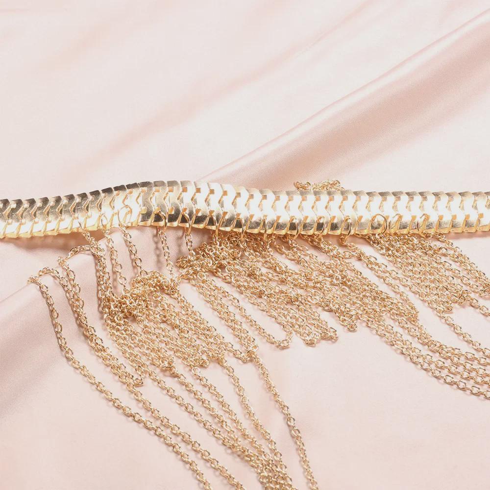 Sexy Beach Body Chain Bikini Tassel Necklace