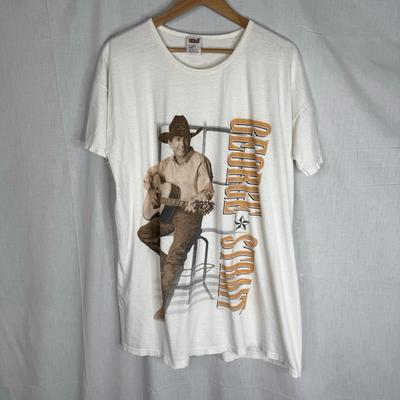 Vintage George Strait One Size T-Shirt 90s Anvil Tag Country Music Band Tour Tee