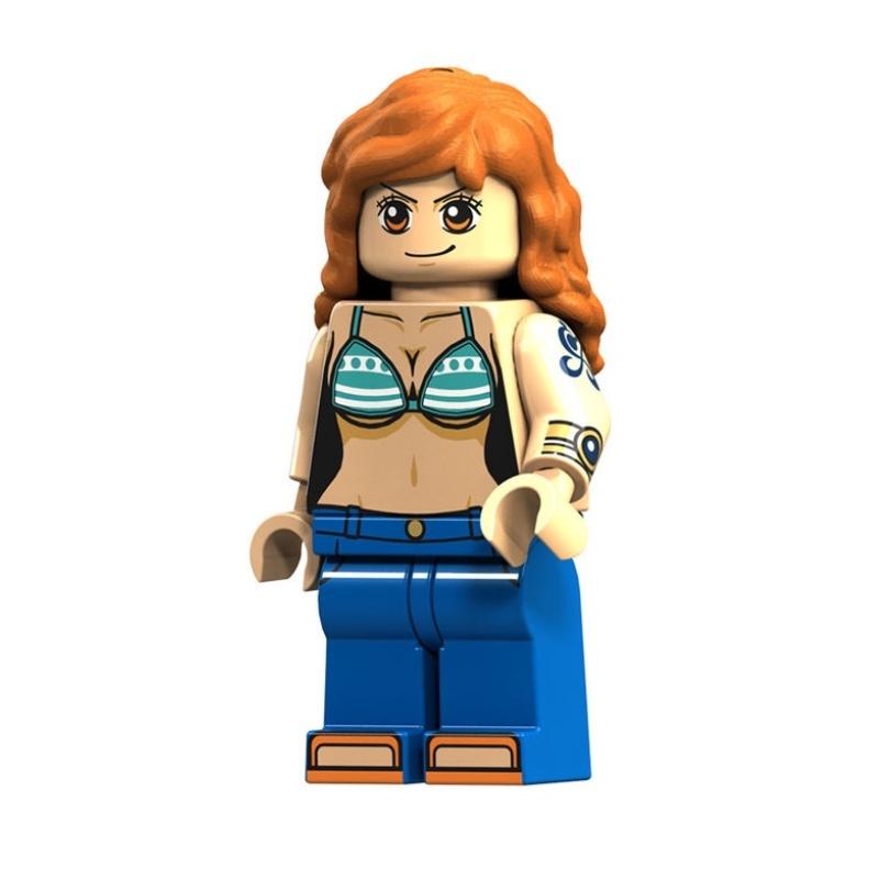 Set aus 15 One Piece Piraten-Bausteinen Chopper Luffy Zoro Robin Franky und mehr!