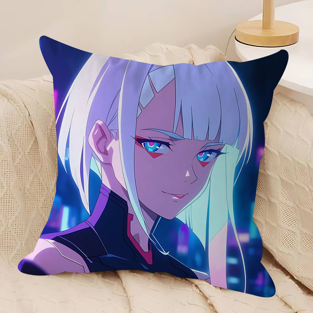 Cyberpunk Lucy Pillow Cover Design Cushion Cover Decor Holiday Decorati
