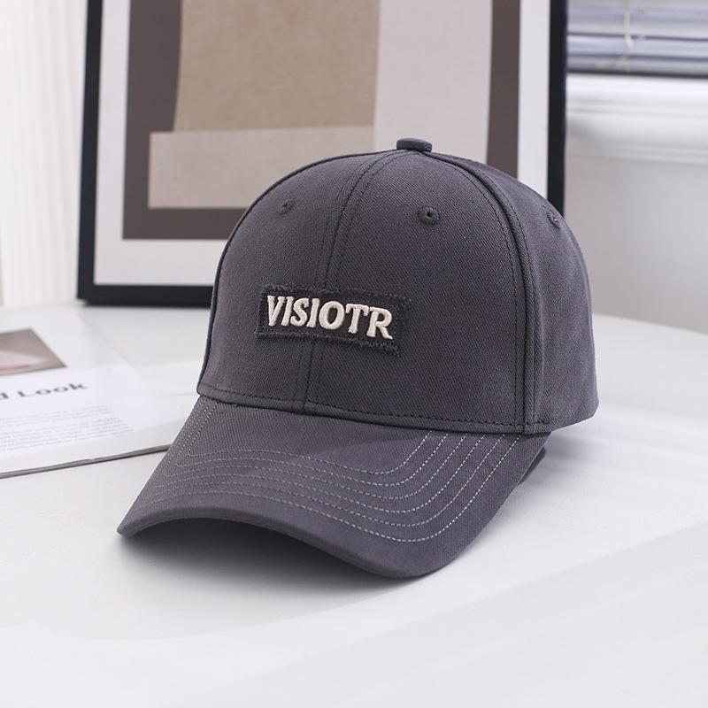 Baseball Cap Spring And Autumn Women S Fashion Men S Cap Versatile Casual Outdoor Sunscreen Hat Shade Summer Shade Adjustable серый