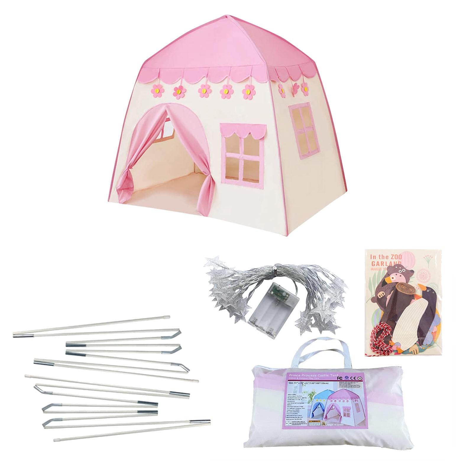 

Children s Tent Baby Play House Boys Girls Blossoming Kindergarten Outdoor Toy Tent One Size розовый