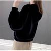 Women's Elegant 2025 Autumn/Winter Korean Style Faux Mink Long Sleeve Cardigan