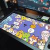 Animal Friends Large Size Mouse Pad Large Gaming Table Cushion Nonslip Laptop Tablet Big Mousepad Xxl Mat Mini Pc Playmat With Lock Edge