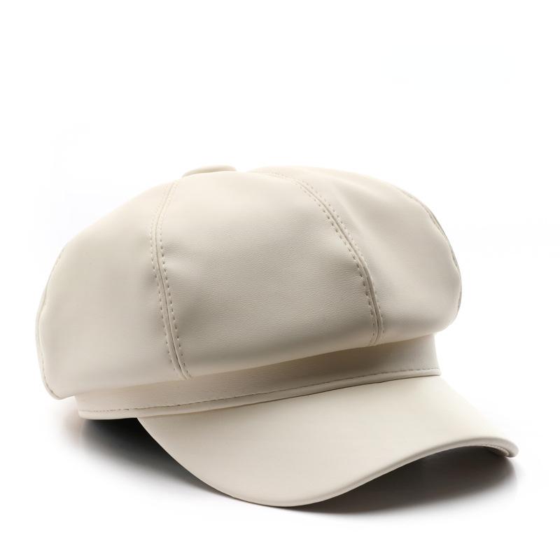 

Элегантный легкий берет | Плотное прилегание с застежкой-переключателем, универсальный стиль для любителей Нового года и телешоу бежевый