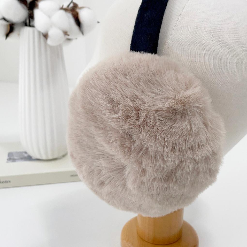 Women's and Men's Couple Daily Mink Fur Earmuff Hat