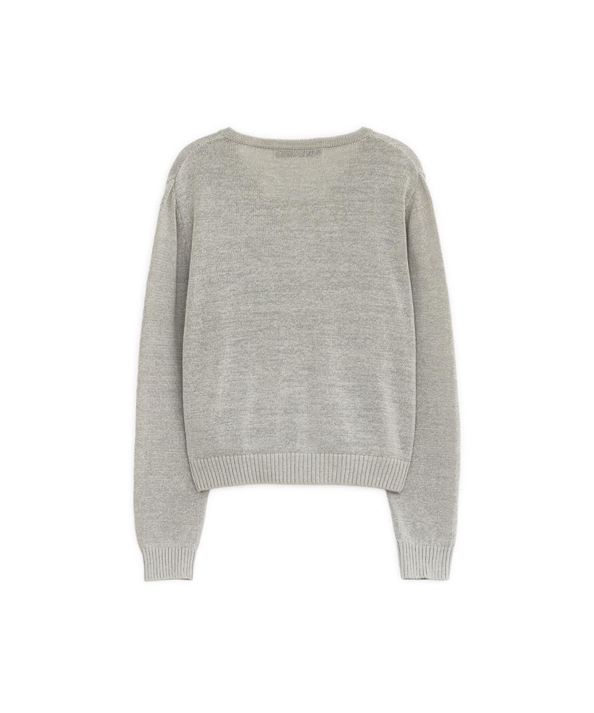SUNBURNPROJECT Multi Pocket Crop Cardigan, Gray