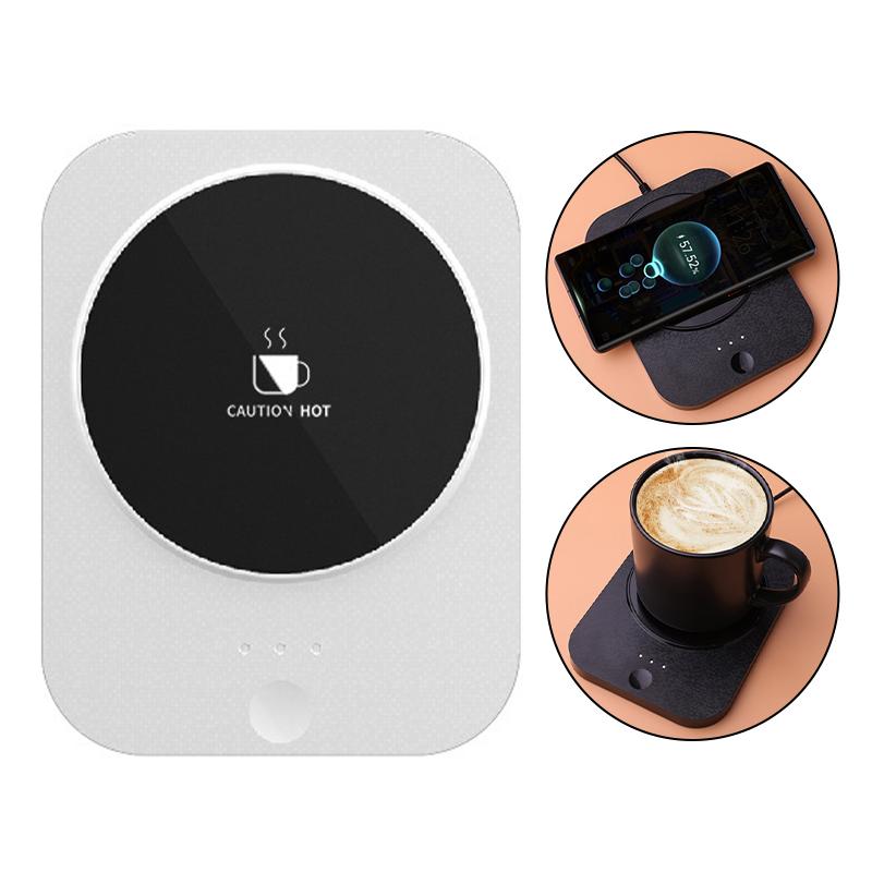 Inteligentní termostatický ohřívač, USB plug-in ohřev, 3 nastavení teploty, malý ohřívač šálků vhodný pro použití na stole