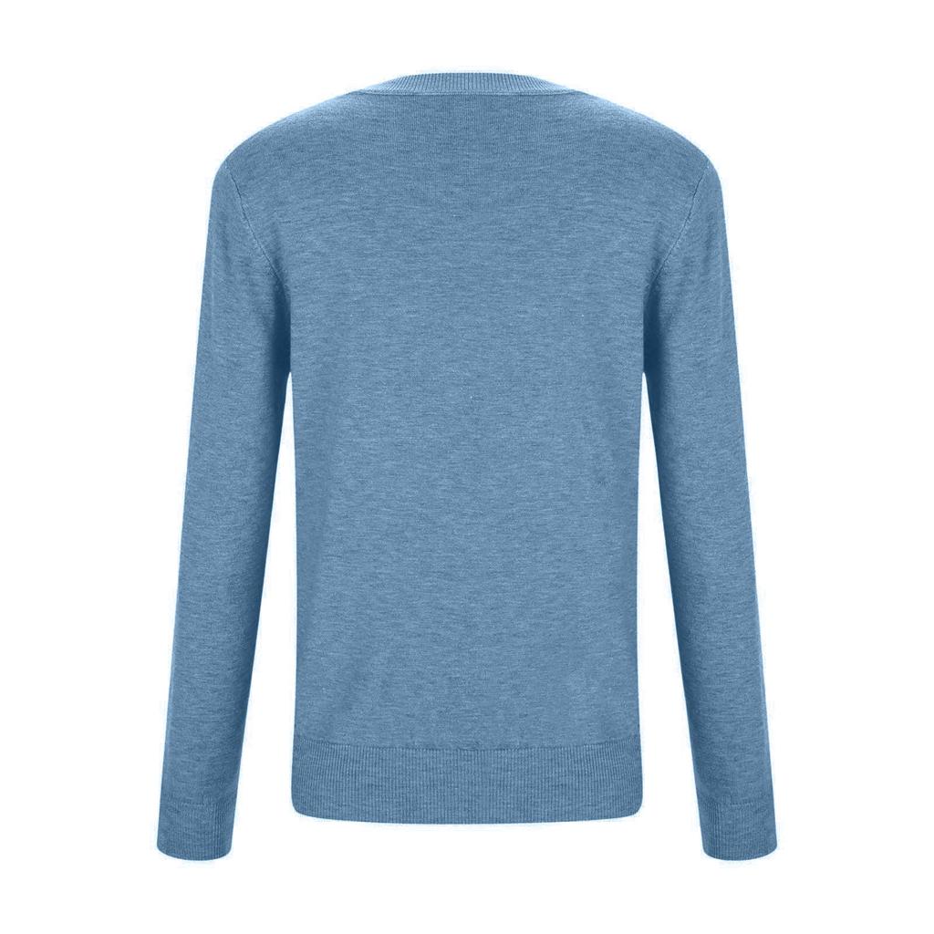 Dámský módní ležérní pletený top s dlouhým rukávem a měkkým pohodlím