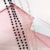 1meter 3-8mm Black Imitation Pearl Beaded Chain DIY Copper Necklace Chains Accessories for Jewelry Making Components Handmade
