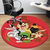 1pc Looney Tunes Office Round Area Rug, Bedroom Living Room Home Decor, Room Deco,  Offic A1016109