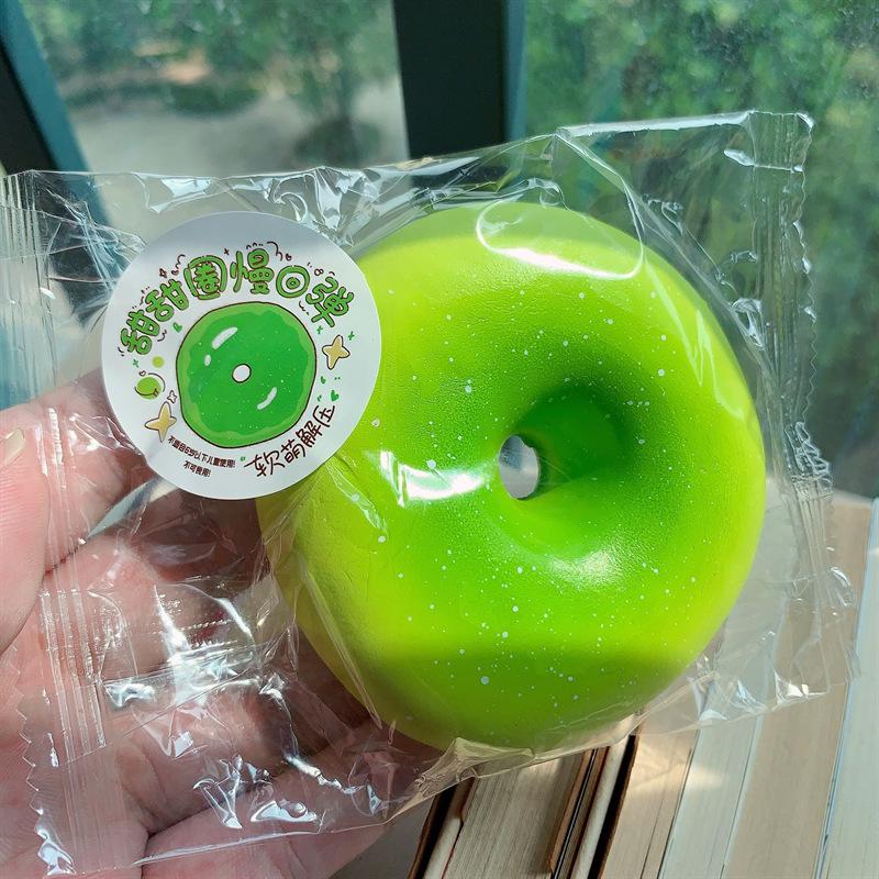 

Funny Simulation Cute Super Soft Doughnut PU Slow Rebound Toys Realistic Flower Bread Squeeze Soft Stress Relief Fidget Toy